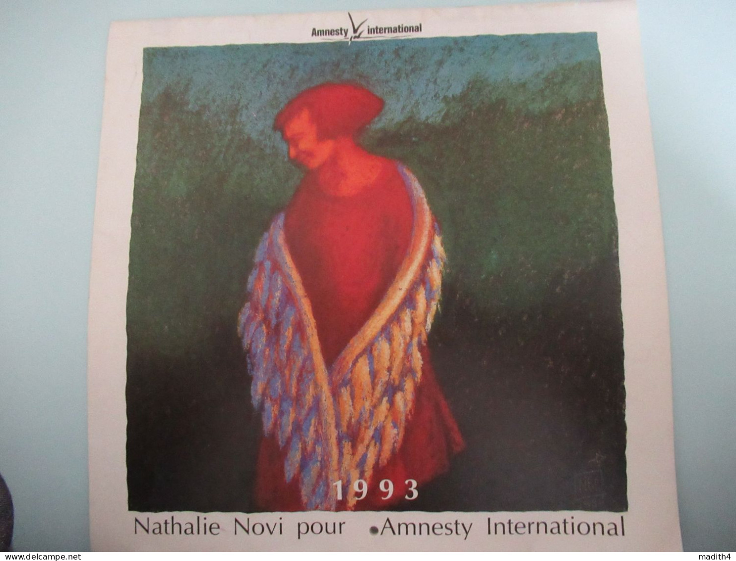 Calendrier 1993 Nathalie Novi Pour Amnesty International - Small : 1981-90