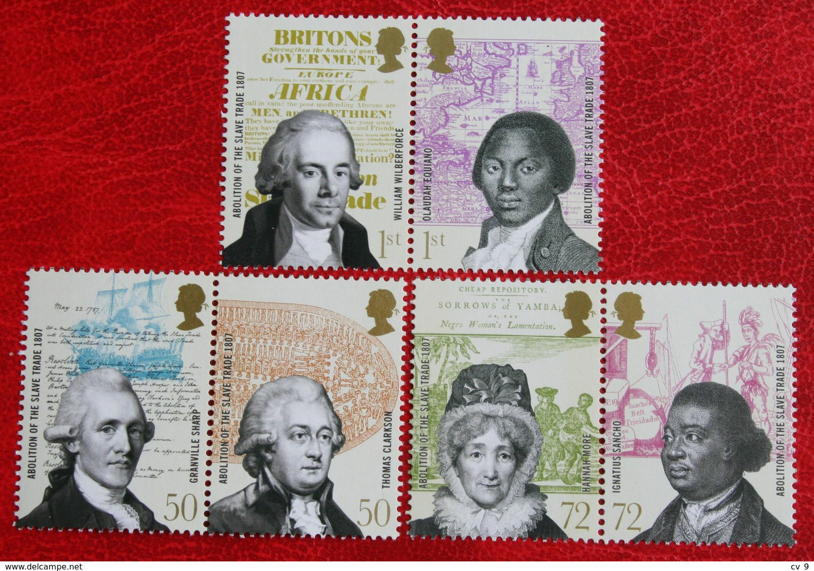 ABOLITION OF SLAVE TRADE (Mi 2508-2513) 2007 POSTFRIS MNH ** ENGLAND GRANDE-BRETAGNE GB GREAT BRITAIN - Unused Stamps