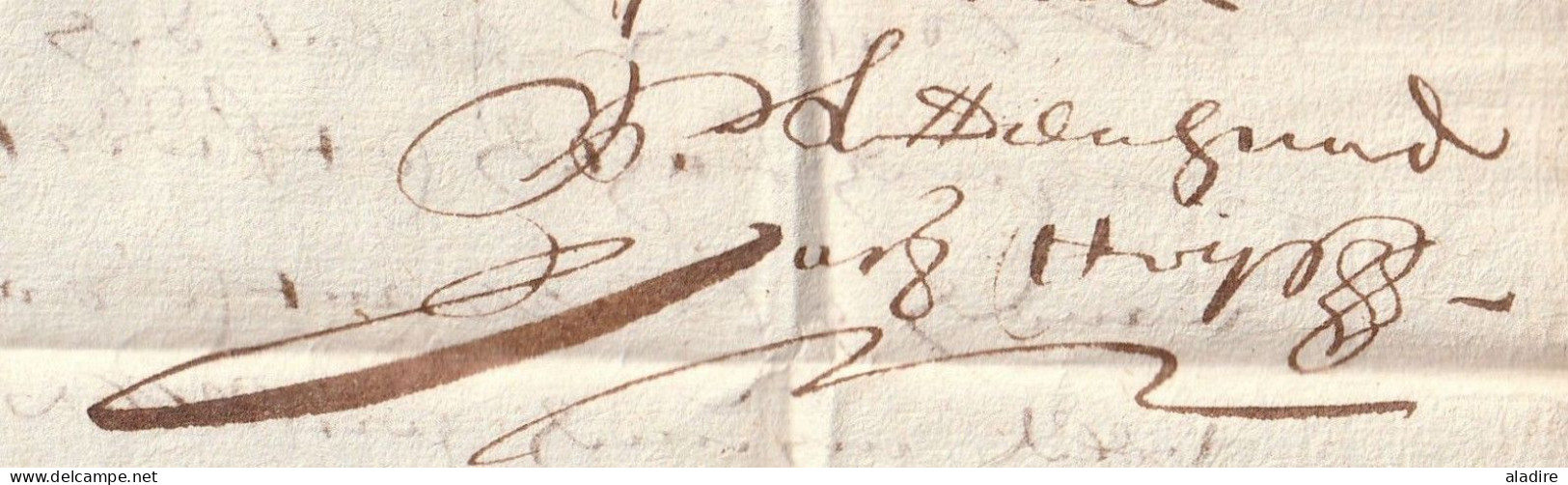 1653 - Pays Bas Espagnols (Felipe IV) - Lettre Pliée Avec Correspondance Vers Anvers Antwerp Antwerpen Amberes - 1621-1713 (Pays-Bas Espagnols)