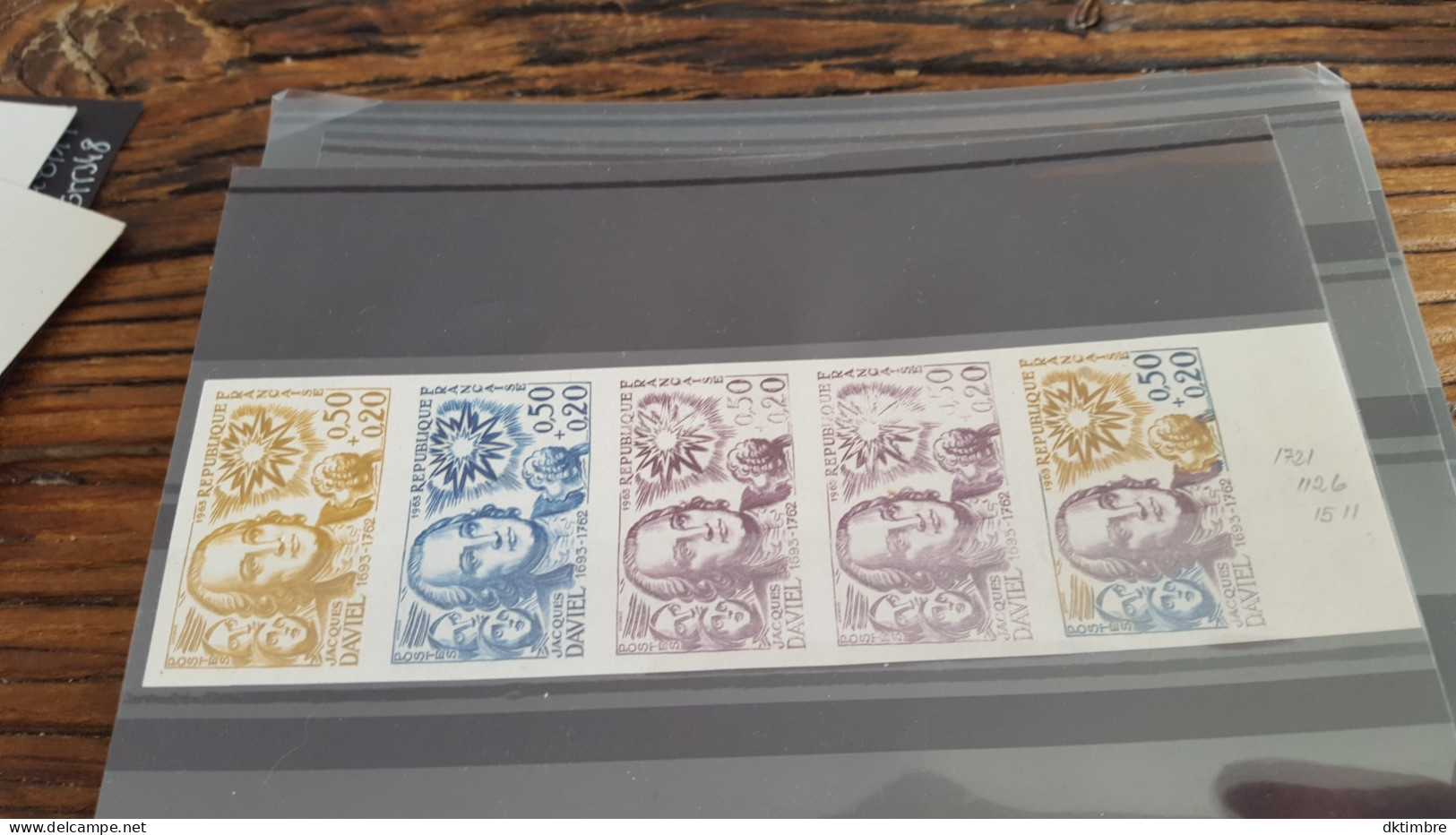 LOT660983 TIMBRE DE FRANCE NEUF** ESSAI DE COULEUR NON DENTELE N°1374 - Farbtests 1945-…