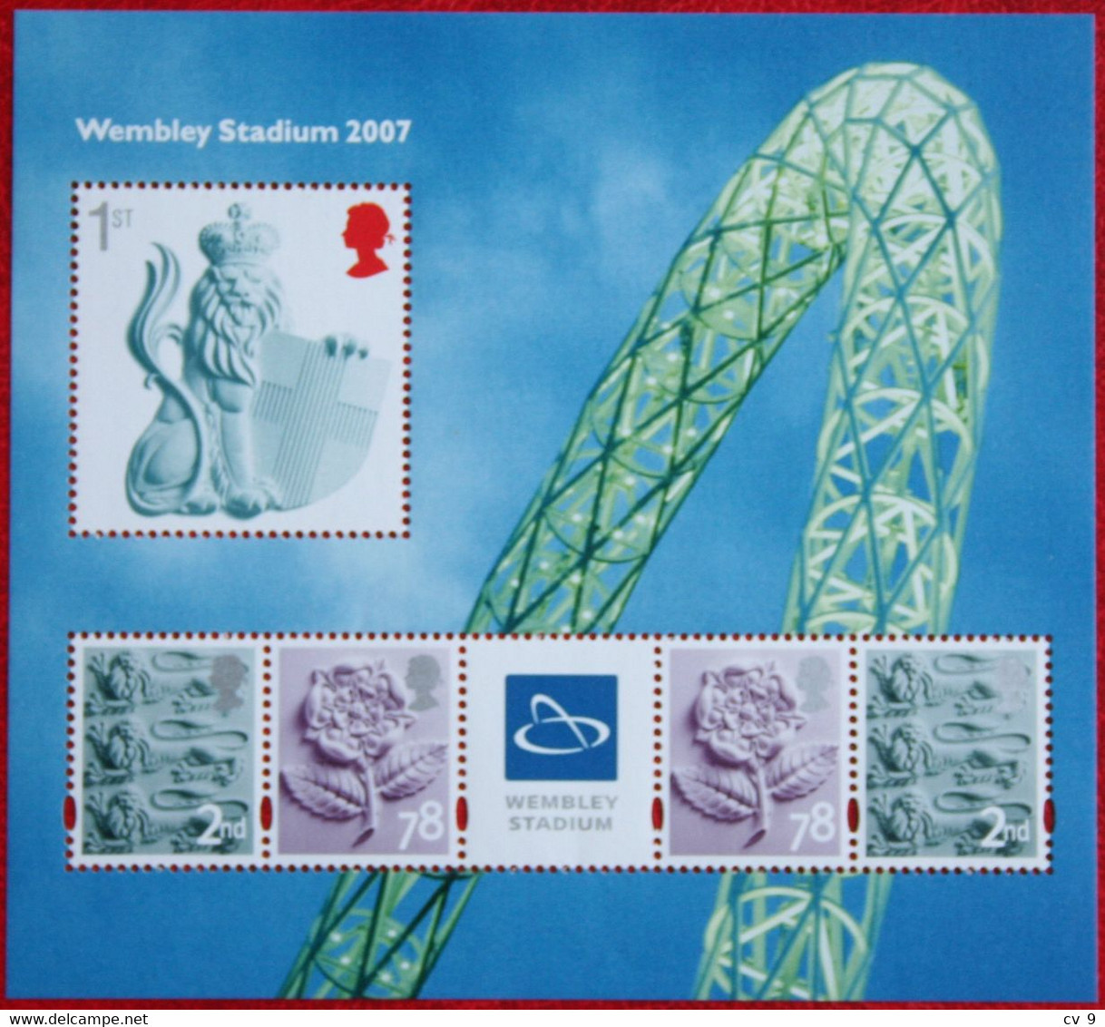 Wembley Stadium (Mi 2525 Block 36) 2007 POSTFRIS MNH ** ENGLAND GRANDE-BRETAGNE GB GREAT BRITAIN - Neufs