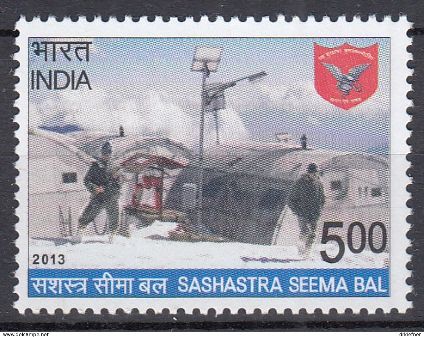 INDIEN  2802, Postfrisch **, 50 Jahre Grenzwacht Sashastra Seema Bal, 2013 - Ungebraucht