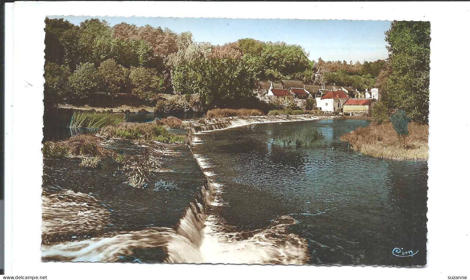 Environs De LA ROCHE POSAY - Vienne - Le Barrage Sur La Creuse à GATINEAU - N°191 Combier - Other & Unclassified