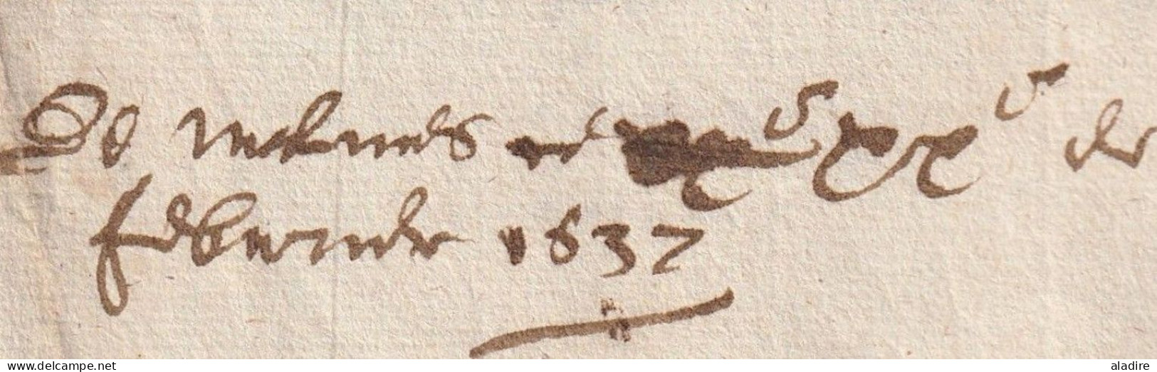 1632 - Pays Bas Espagnols (roi Felipe IV) - Lettre Pliée Avec Correspondance En Vieux Français - 1621-1713 (Países Bajos Españoles)