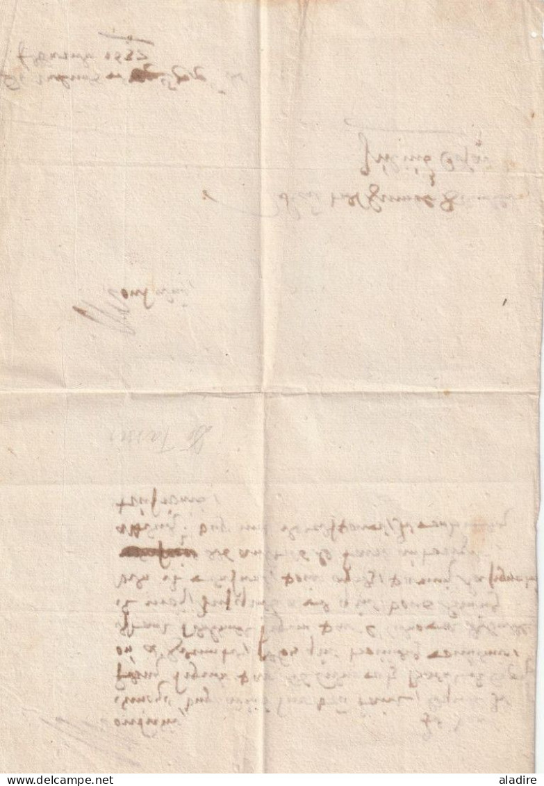 1632 - Pays Bas Espagnols (roi Felipe IV) - Lettre Pliée Avec Correspondance En Vieux Français - 1621-1713 (Spanische Niederlande)