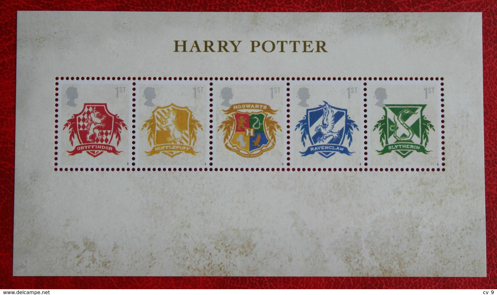 Book Harry Potter (Mi 2542-2546 Block 38) 2007 POSTFRIS MNH ** ENGLAND GRANDE-BRETAGNE GB GREAT BRITAIN - Neufs