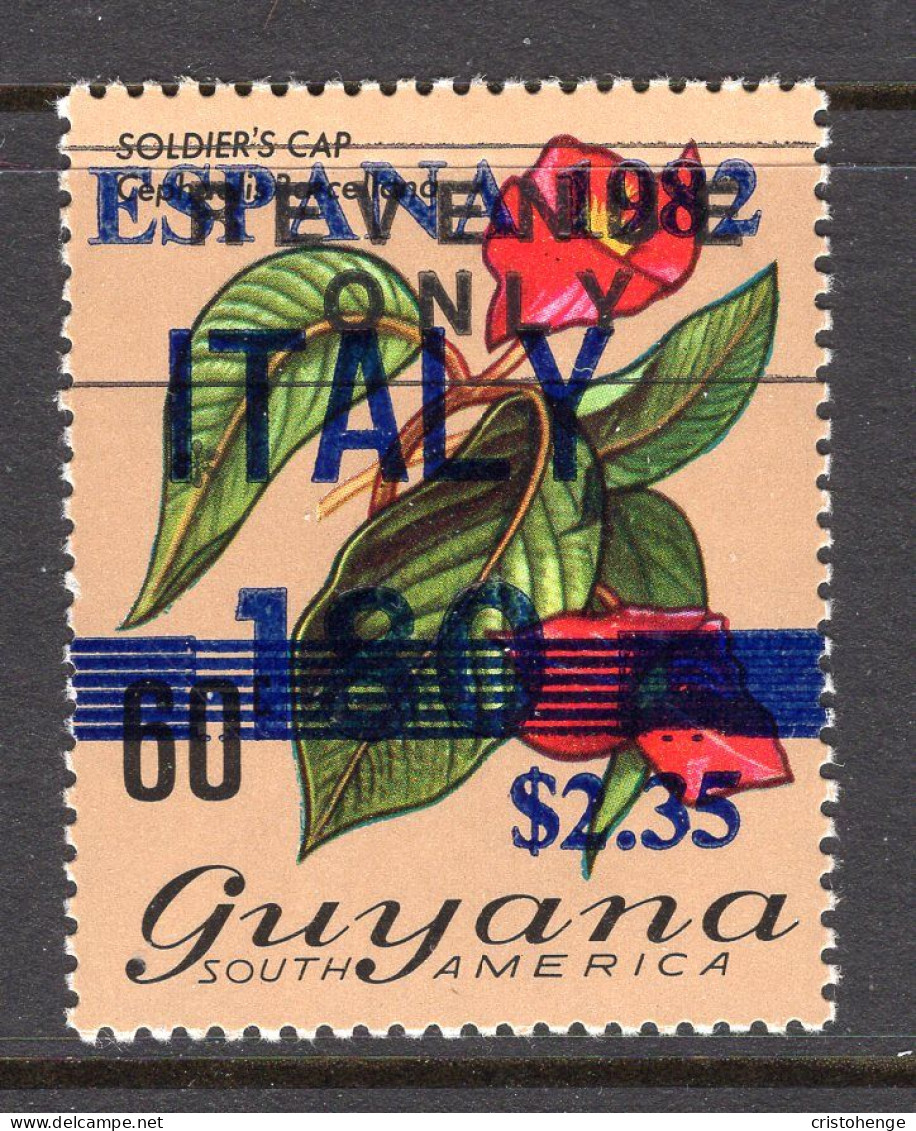 Guyana 1982 Italy's Victory In Football World Cup HM (SG 991) - Guyana (1966-...)