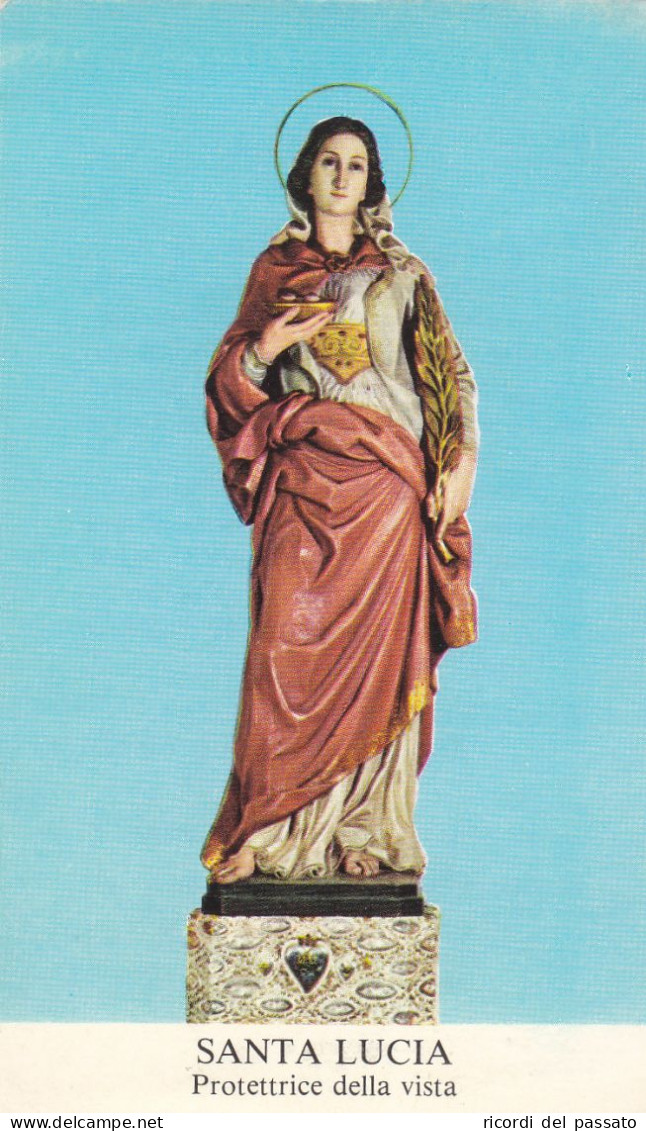 Santino Santa Lucia - Devotion Images