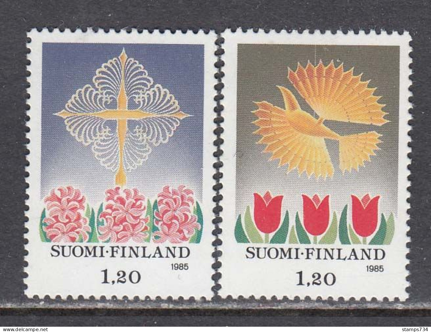 Finland 1985 - Christmas, Mi-Nr. 979/80, MNH** - Ungebraucht