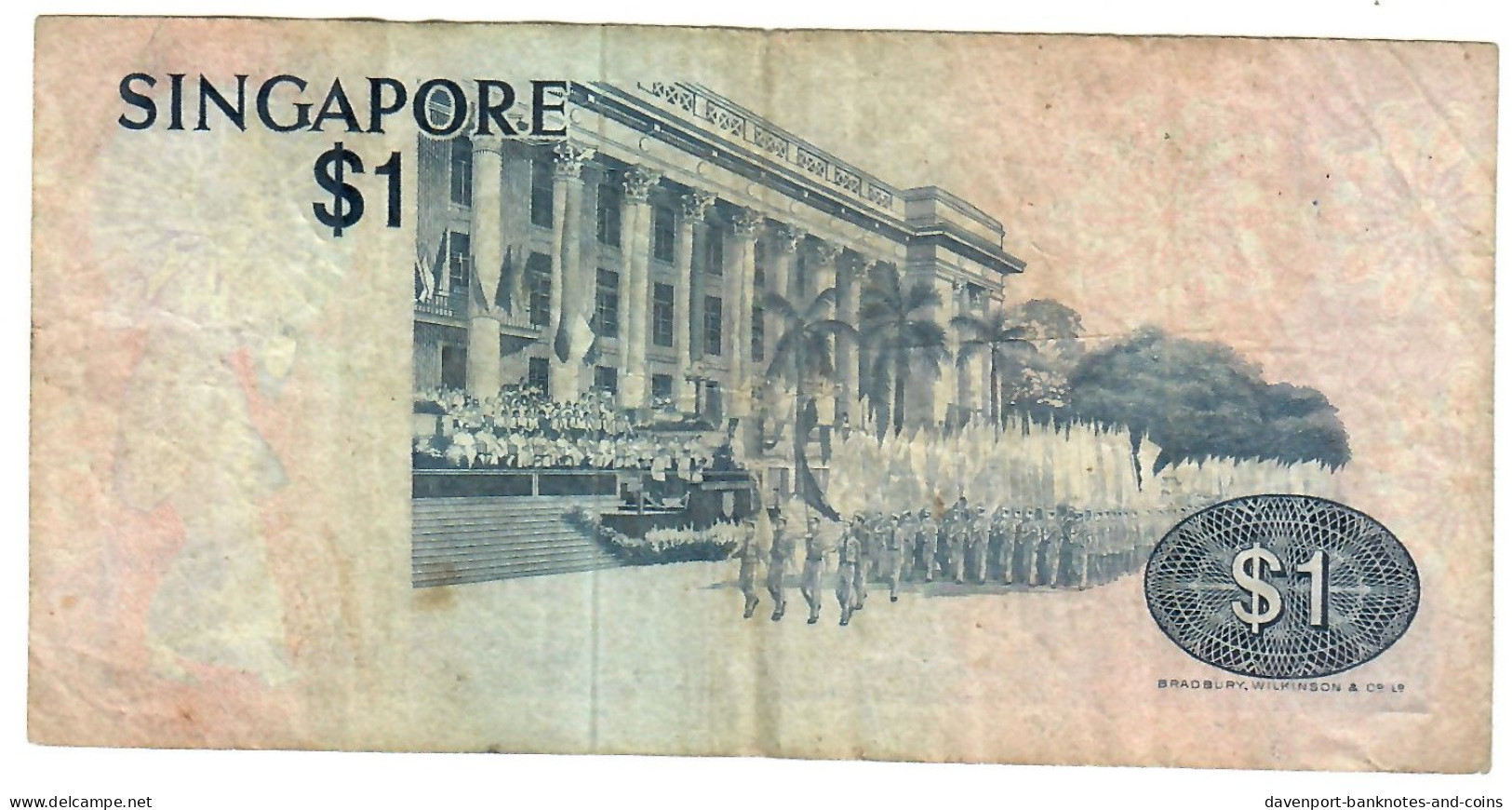 Singapore 1 Dollar 1976 F "Sen" - Singapur