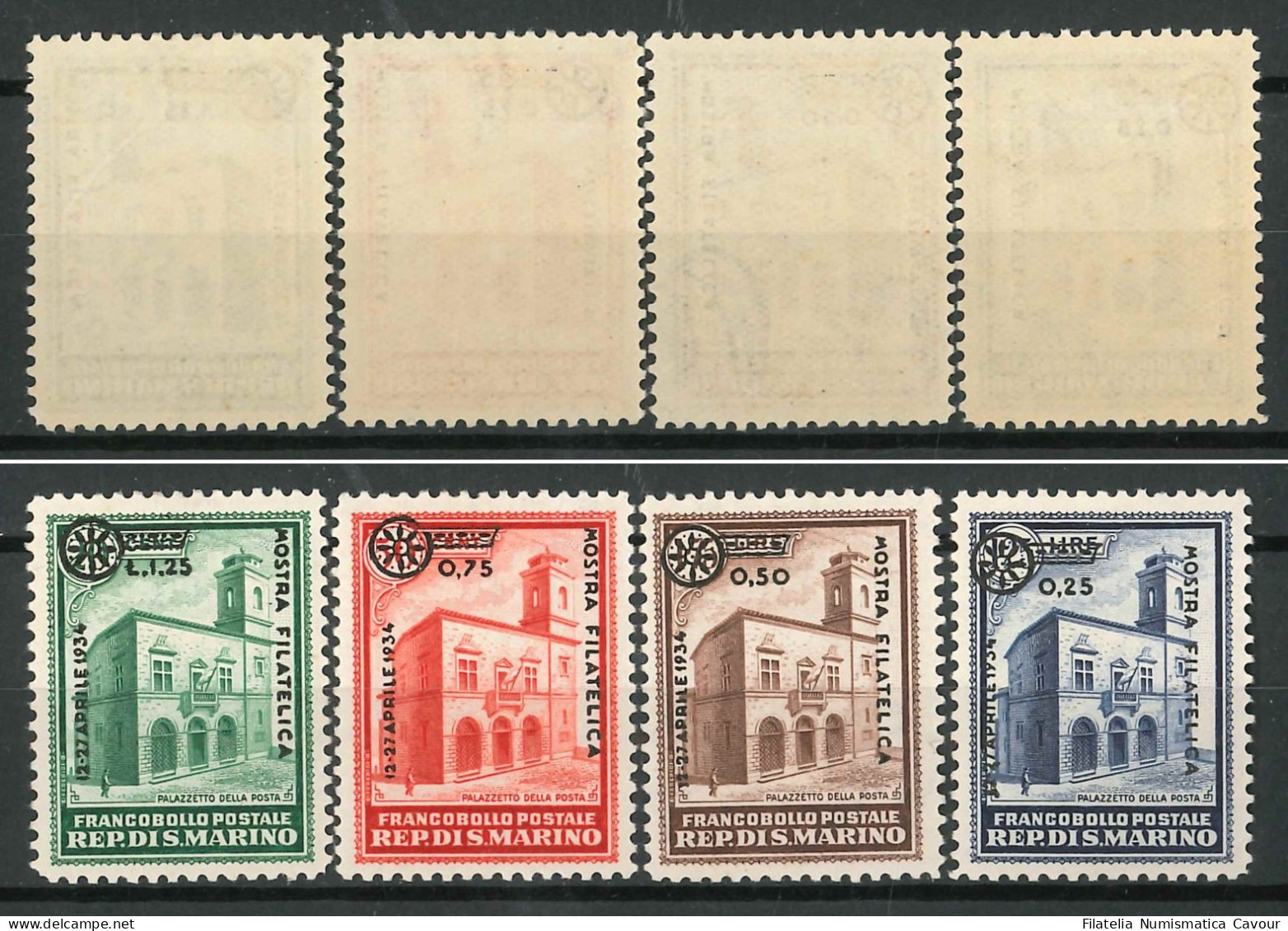 1934 - ** (Catalogo Sassone N.° 180/183) (2901) - Unused Stamps