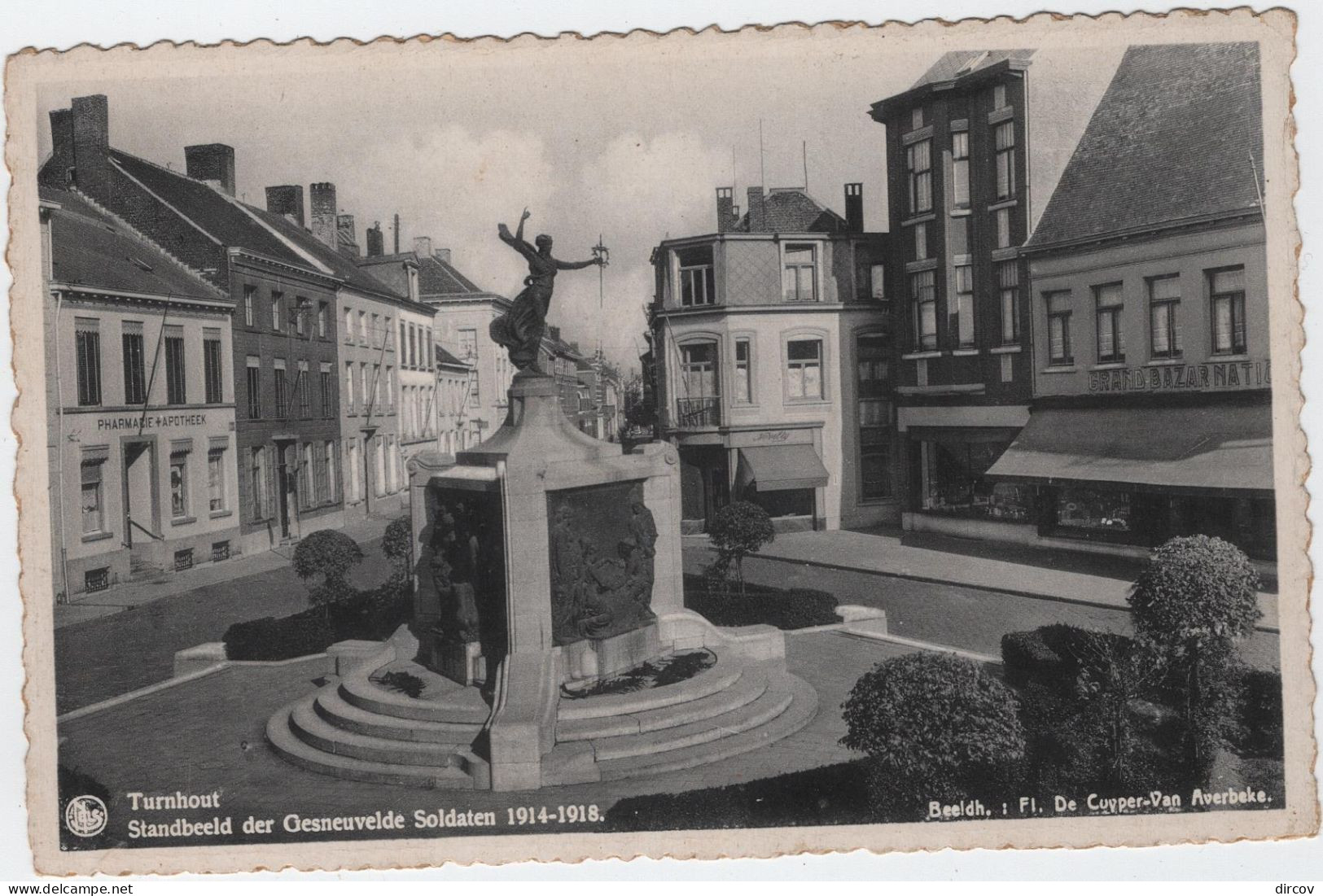 Turnhout - Standbeeld Gesneuvelden (Claes) (niet Gelopen Kaart) - Turnhout