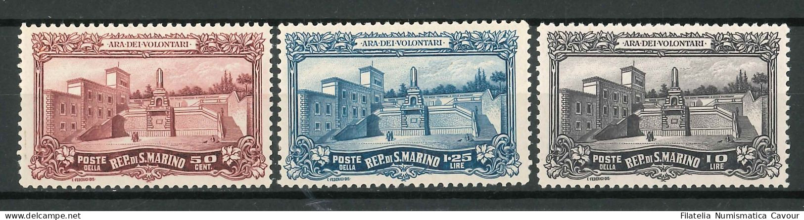 1927 - ** (Catalogo Sassone N.° 134/136) (1623) - Unused Stamps