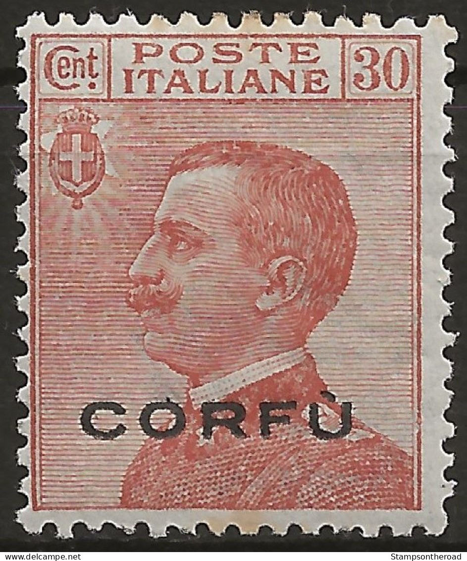 TRCO5L -1923 Terre Redente/Corfù, Sassone Nr. 5, Francobollo Nuovo Con Traccia Di Linguella */ - Korfu