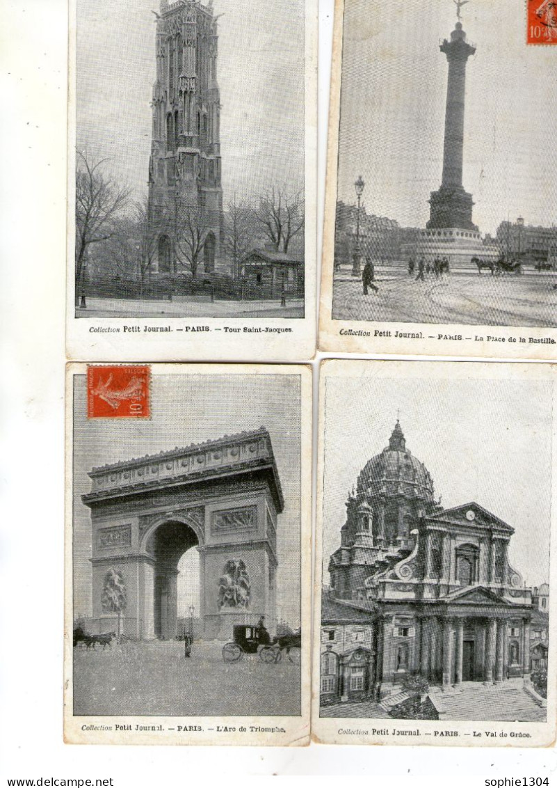 LOT DE 11 CARTES - Collection Petit Journal - PARIS - Toutes Différentes - - Sonstige & Ohne Zuordnung