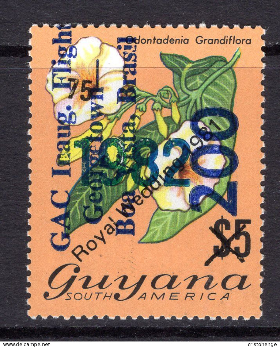 Guyana 1982 1st Anniversary Of GAC Flight To Brazil HM (SG 1017) - Guyana (1966-...)