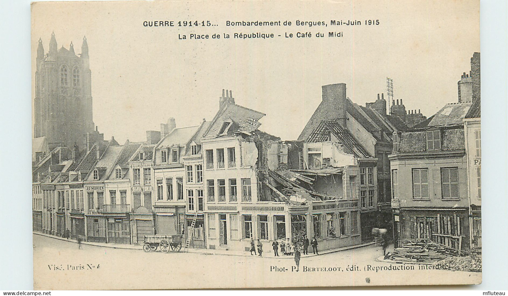 59* BERGUES   WW1                     MA55-0659 - Bergues