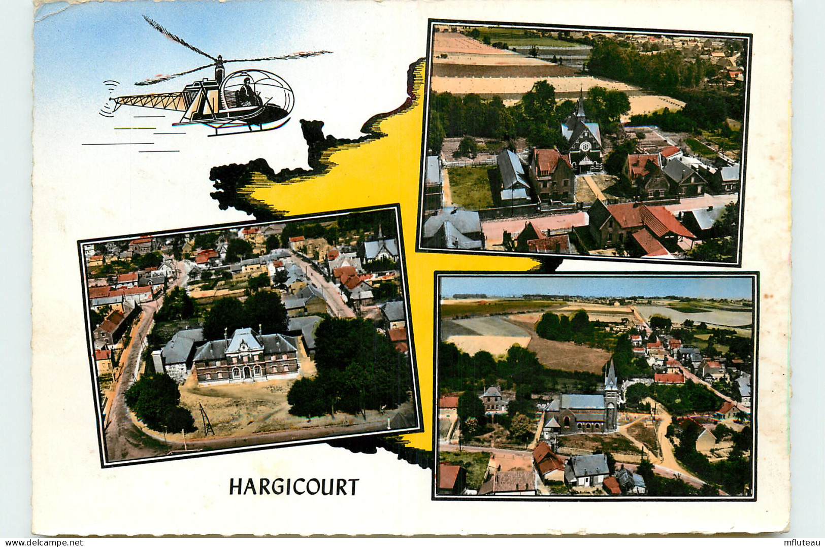 02* HARGICOURT  CPSM (10x15cm)             MA56-0047 - Autres & Non Classés