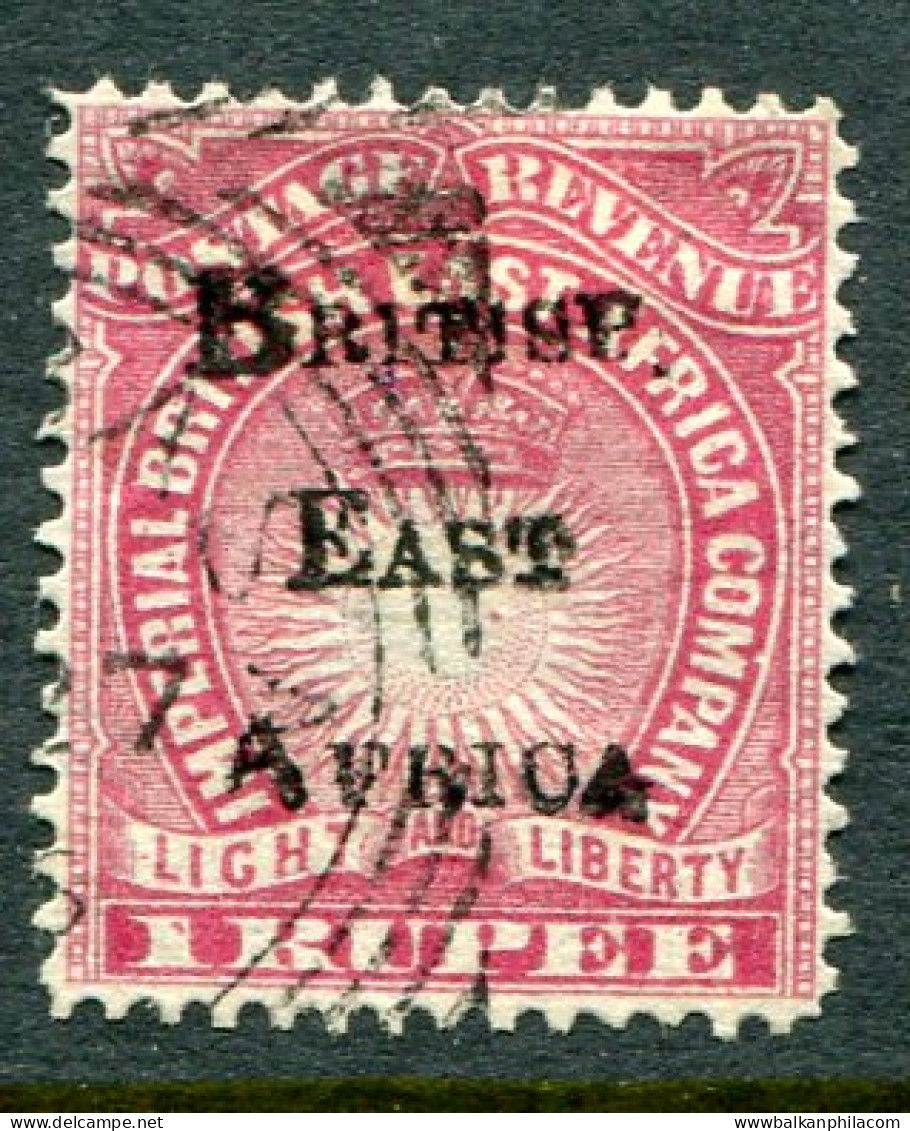 1895 BEA Handstamped On 1r Used Sg 43 - Britisch-Ostafrika