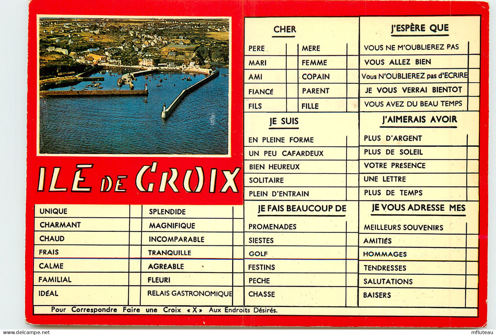 56* ILE DE GROIX  (CPM 10x15cm)                                           MA58-0841 - Groix