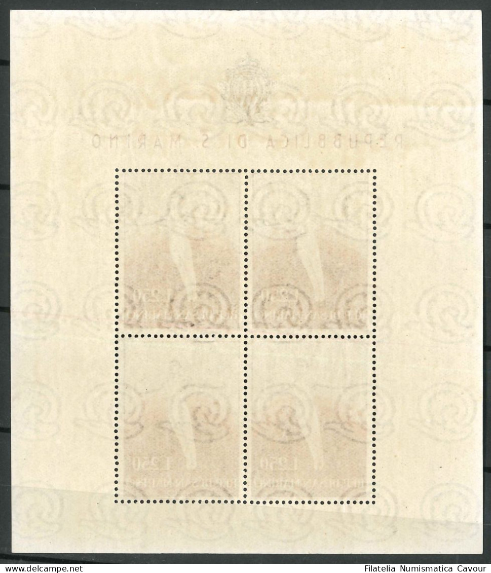 1955 - ** (Catalogo Sassone N.° FG 17) (2933) - Blocks & Sheetlets