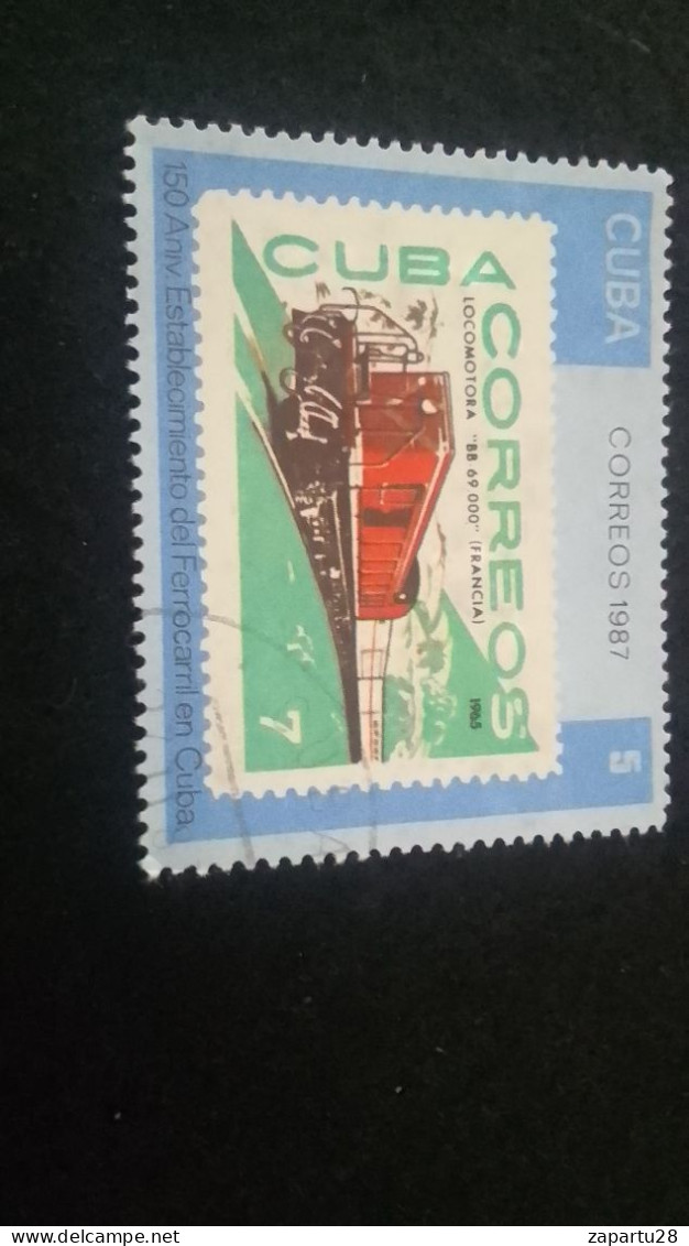 CUBA- 1980-90   5  C.     DAMGALI - Oblitérés