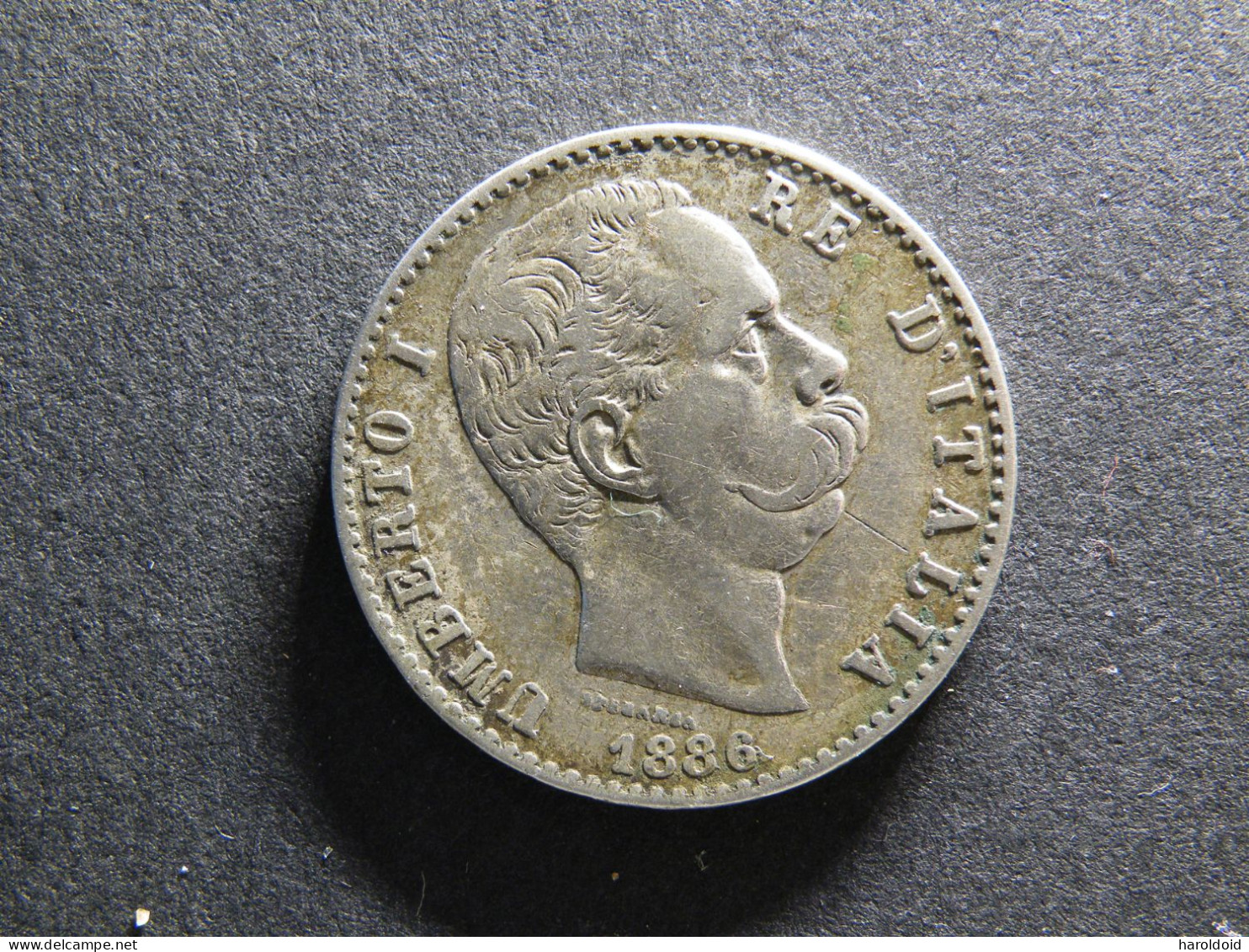 2 LIRE 1886 R - 1878-1900 : Umberto I.