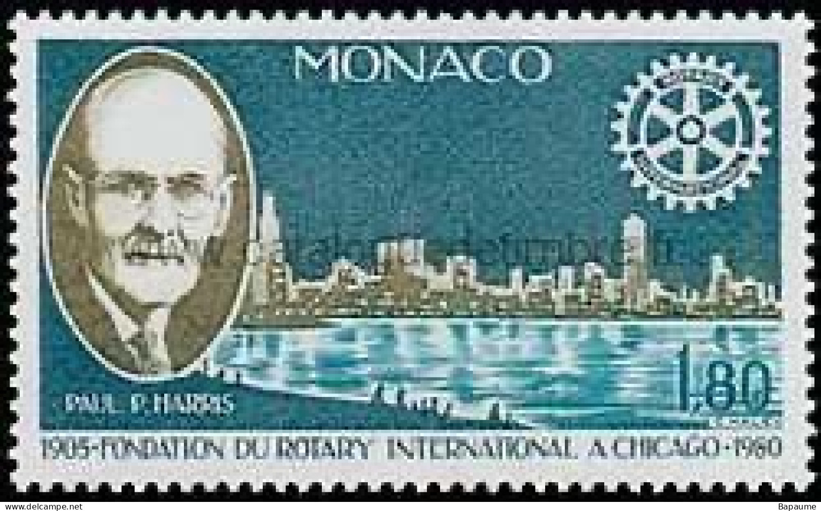 Monaco - Yvert & Tellier N°1229 - 75e Anniv De La Fondation Du Rotary International - Neuf** NMH Cote Catalogue 1,10€ - Neufs