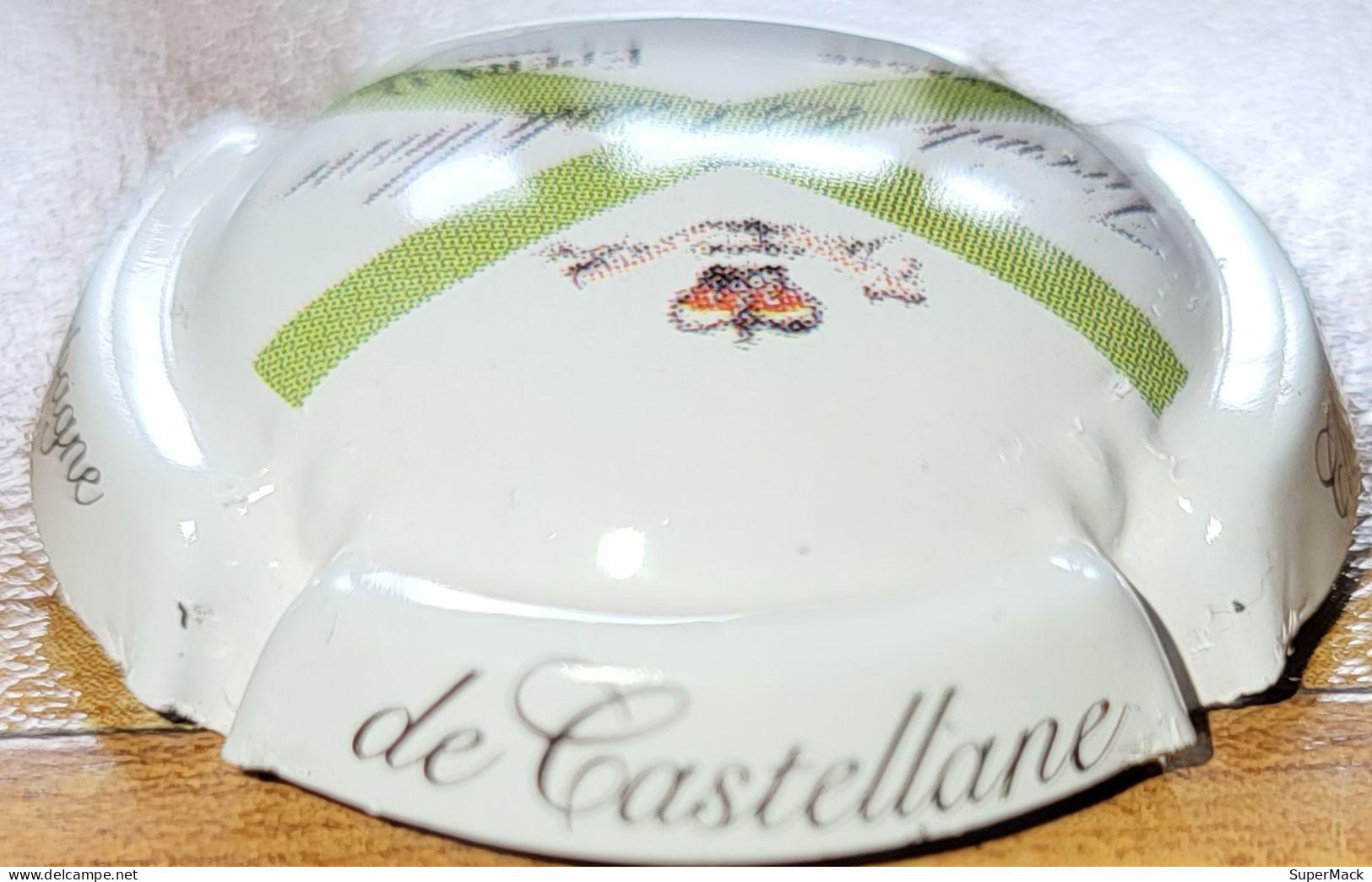 Capsule Champagne DE CASTELLANE Blanc &  Vert Nr 090b - De Castellane