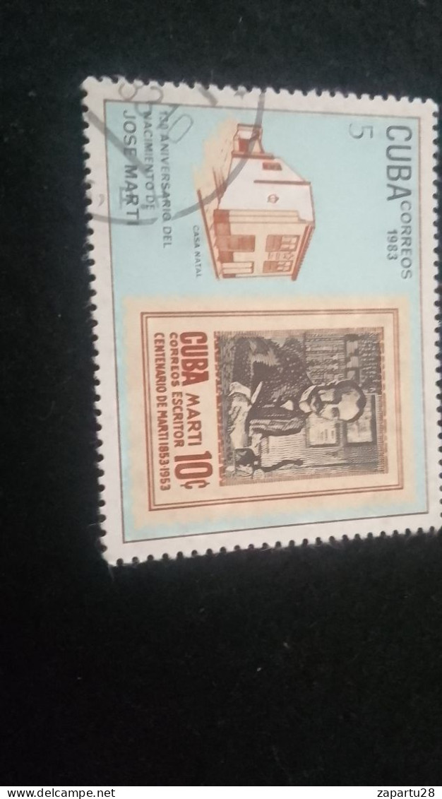 CUBA- 1980-90   5  C.     DAMGALI - Oblitérés