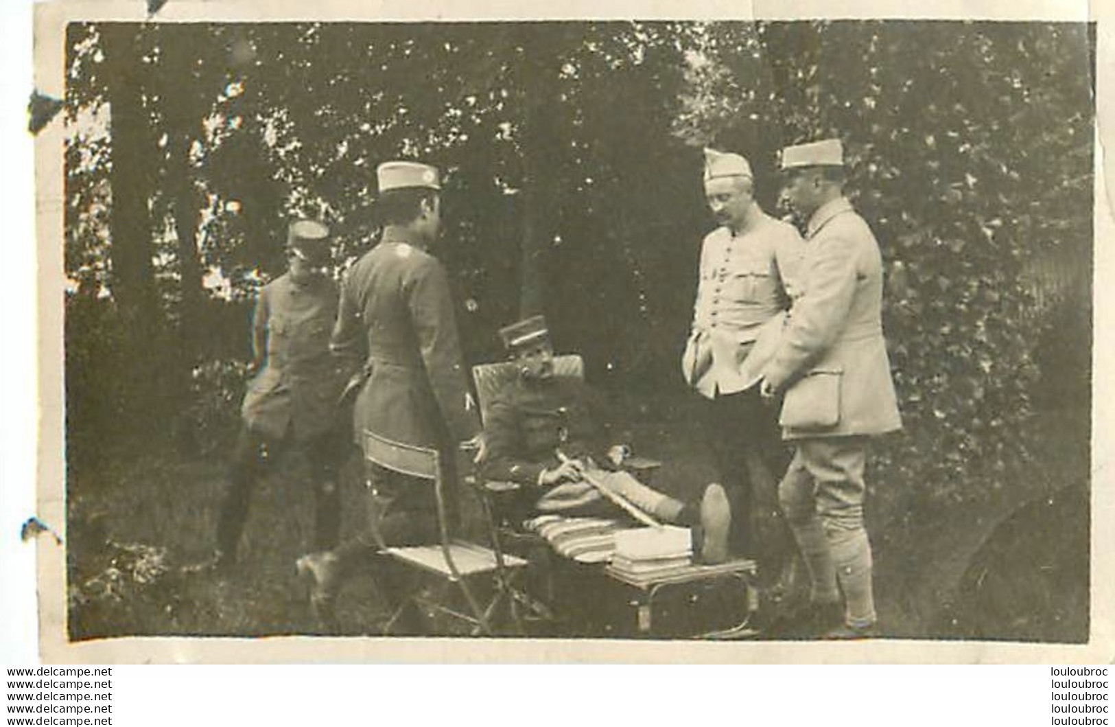 MARNE 25/06/1916 VISITE DU LIEUTENANT BAUNIER - Guerre, Militaire