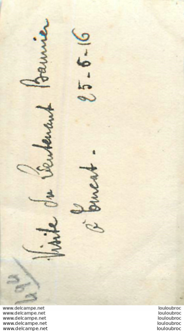 MARNE 25/06/1916 VISITE DU LIEUTENANT BAUNIER - Guerre, Militaire