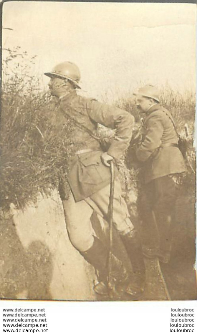 SOLDATS EN 05/1916  PHOTO ORIGINALE 6 X 4.50 CM - Stereoscoopen