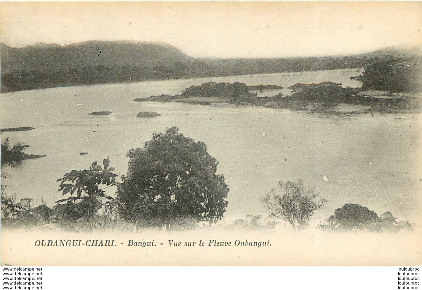 OUBANGUI CHARI BANGUI VUE SUR LE FLEUVE OUBANGUI - Centraal-Afrikaanse Republiek