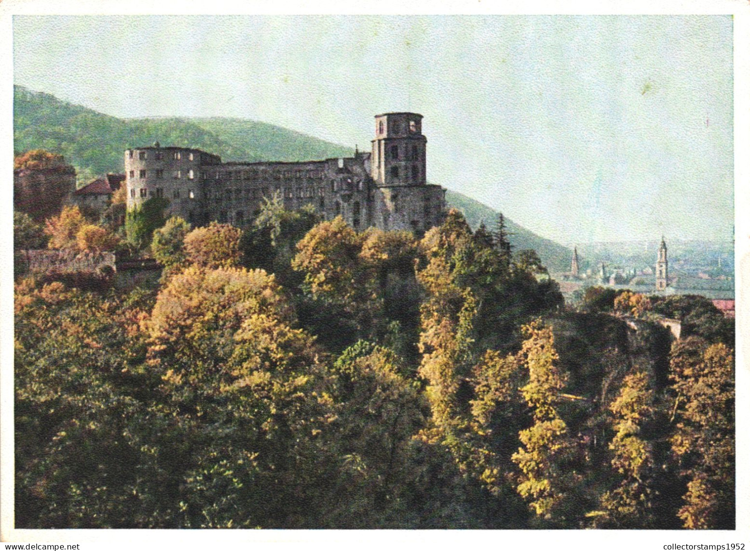 HEIDELBERG, BADEN-WURTTEMBERG, CASTLE, ARCHITECTURE, GERMANY, POSTCARD - Heidelberg