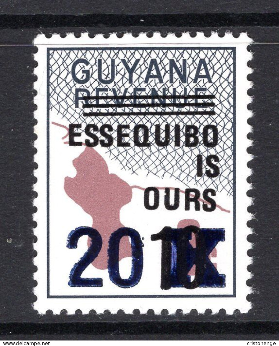 Guyana 1983 Surcharge - 20c On 10c On 3c Essequiro Is Ours HM (SG 1064) - Guyana (1966-...)