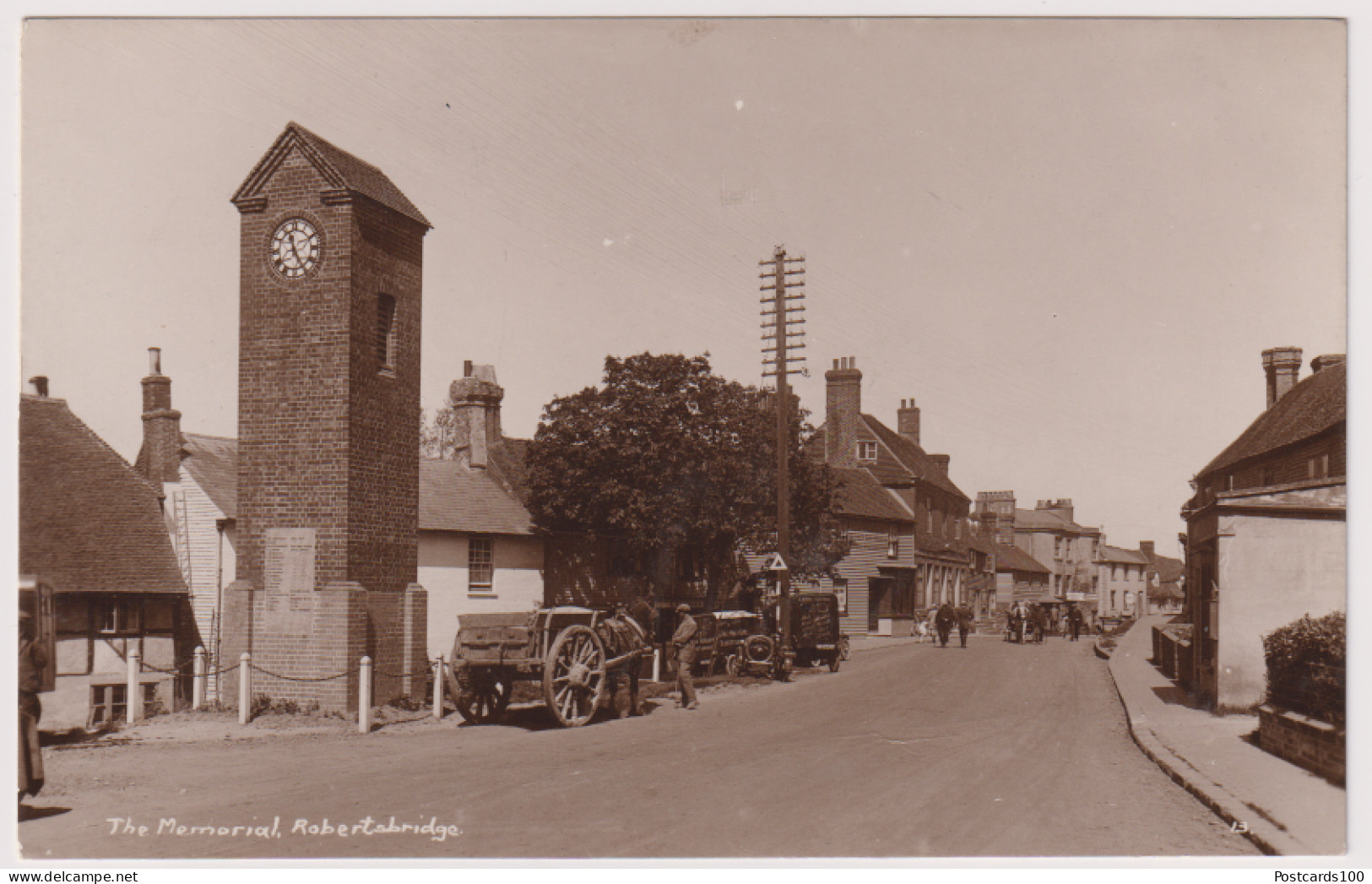 SUSSEX - THE MEMORIAL - ROBERTSBRIDGE - NR HASTINGS - RP By CAMBURN - Hastings