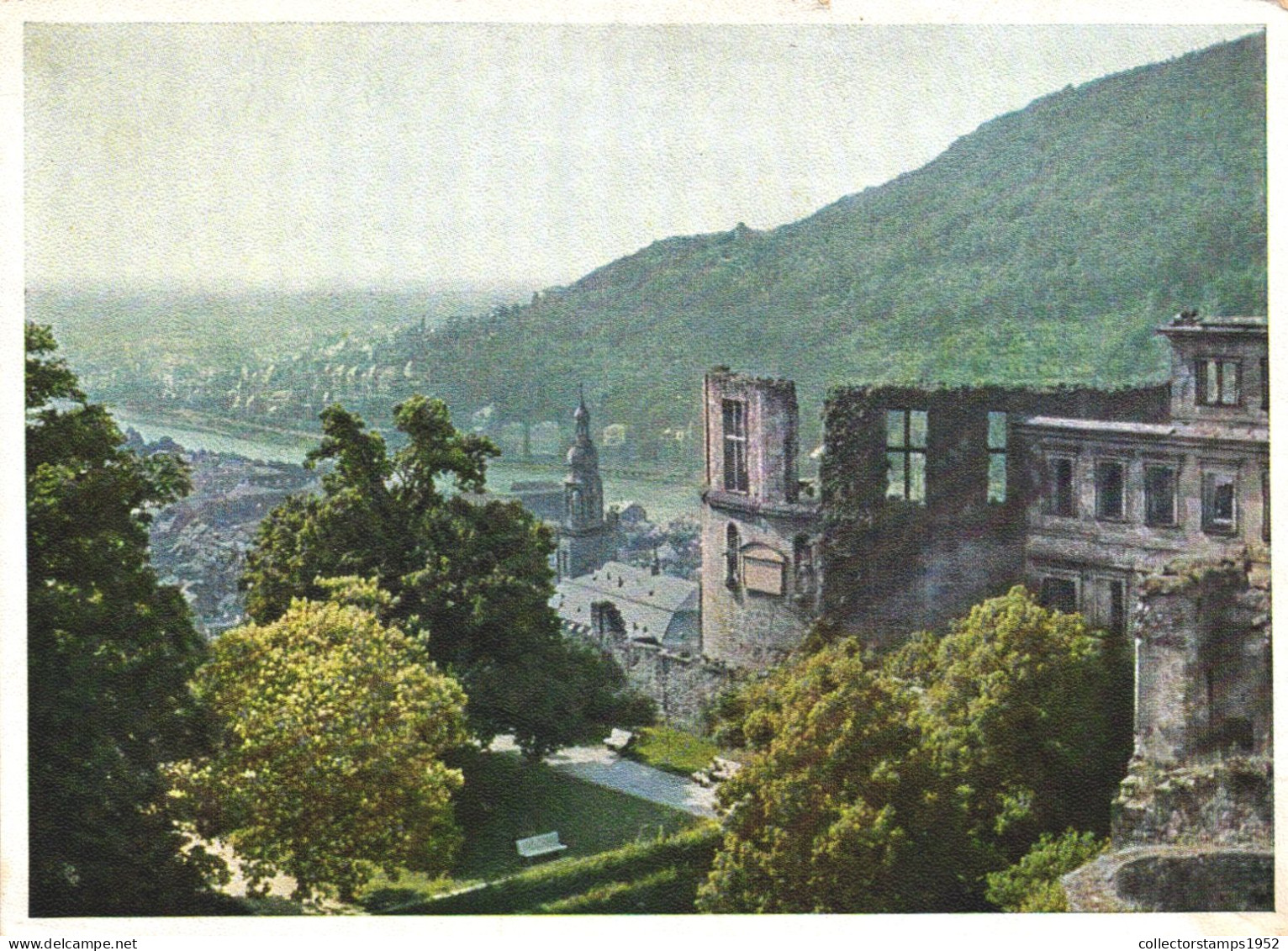 HEIDELBERG, BADEN-WURTTEMBERG, CASTLE, ARCHITECTURE, PARK, GERMANY, POSTCARD - Heidelberg