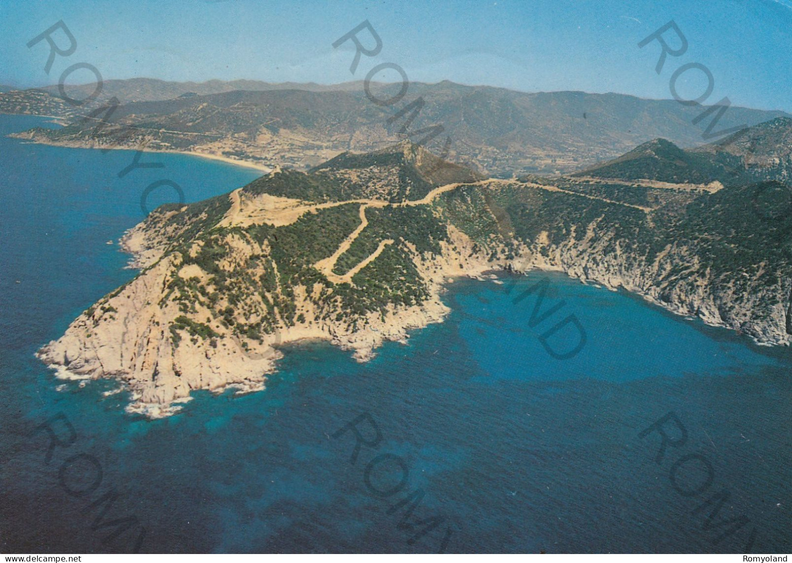 CARTOLINA  C6 SOLANAS,CAGLIARI,SARDEGNA-CAPO BOI-MARE,SOLE,ESTATE,VACANZA,SPIAGGIA,BELLA ITALIA,VIAGGIATA 1985 - Cagliari