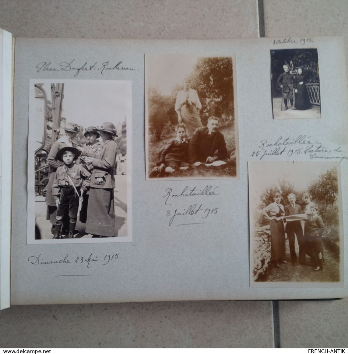 ALBUM PHOTO DE FAMILLE DONT MILITARIA SCENE DE VIE ENVIRON 340 PHOTOS - Albumes & Colecciones