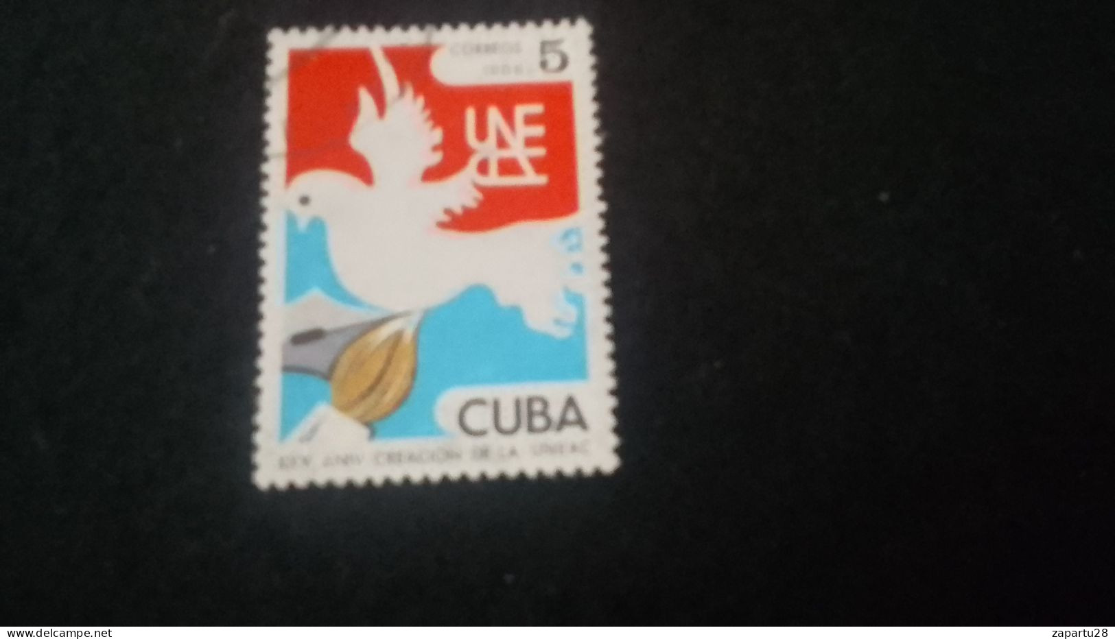 CUBA- 1980-90   5  C.     DAMGALI - Usati