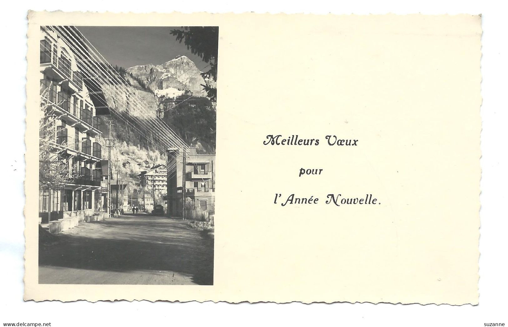 CHAMONIX ? - Meilleurs Voeux 1954 - Chamonix-Mont-Blanc