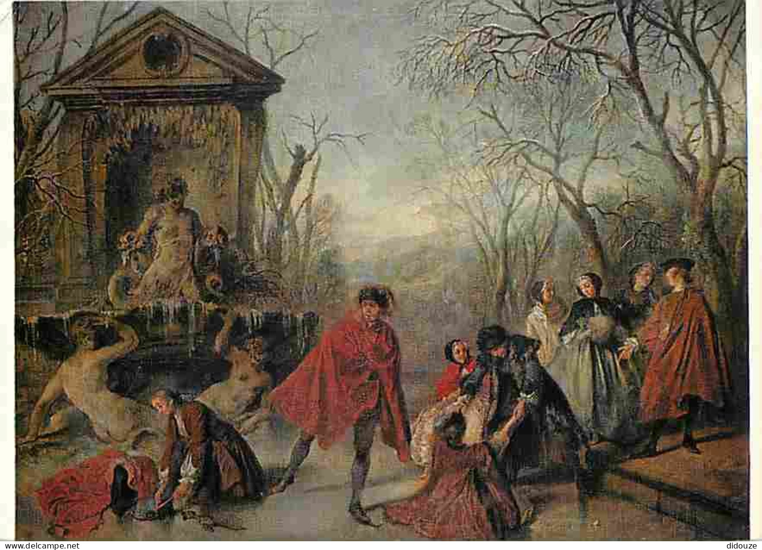 Art - Peinture - Nicolas Lancret - The Skaters - Musée Du Louvres De Paris - Carte Neuve - CPM - Voir Scans Recto-Verso - Paintings