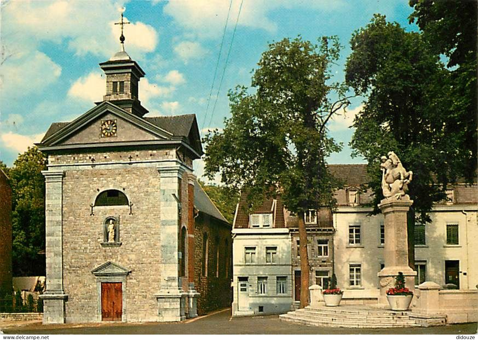 Belgique - Eupen - St. Lambertuskapelle Und Kriegerdenkmal - CPM - Voir Scans Recto-Verso - Eupen