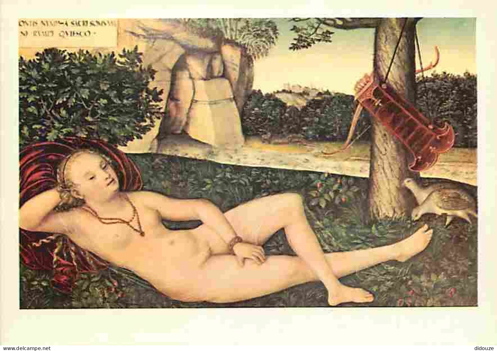 Art - Peinture - Lucas Cranach - Le Repos De Diane Dite La Nymphe à La Source - CPM - Voir Scans Recto-Verso - Paintings