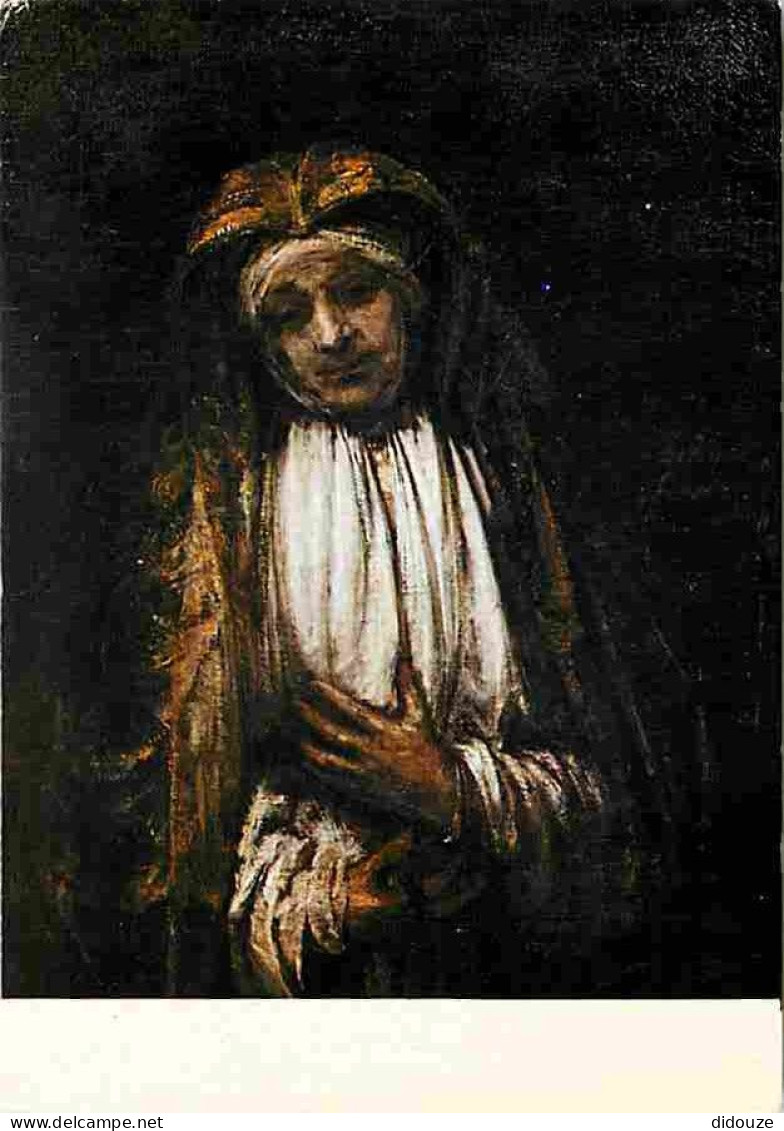 Art - Peinture - Van Ryn Rembrandt - La Vierge Marie - CPM - Voir Scans Recto-Verso - Pintura & Cuadros