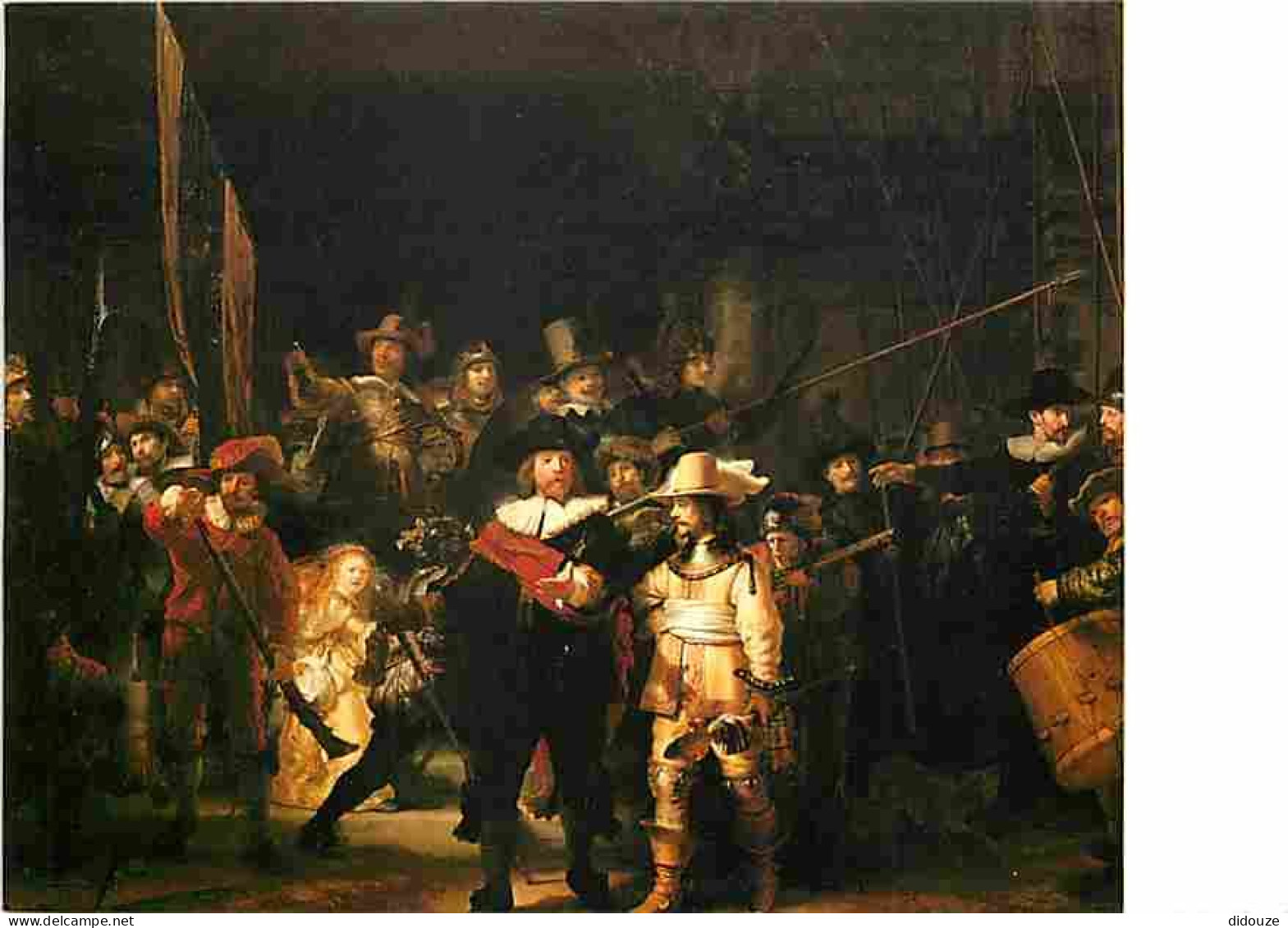 Art - Peinture - Rembrandt Harmensz Van Rijn - La Ronde De Nuit - CPM - Voir Scans Recto-Verso - Paintings