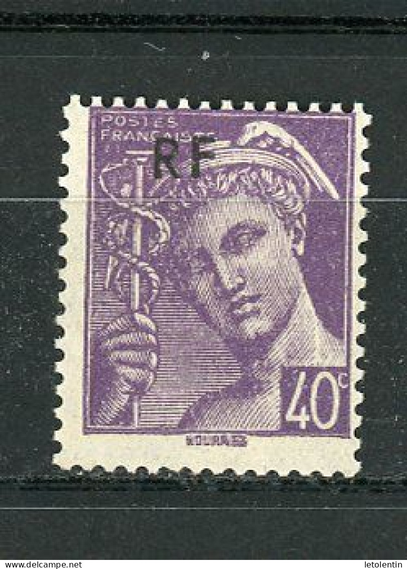 FRANCE - TYPE MERCURE - N° Yvert 659 **  AVEC SURCHARGE  DÉPLACÉE - 1938-42 Mercurius