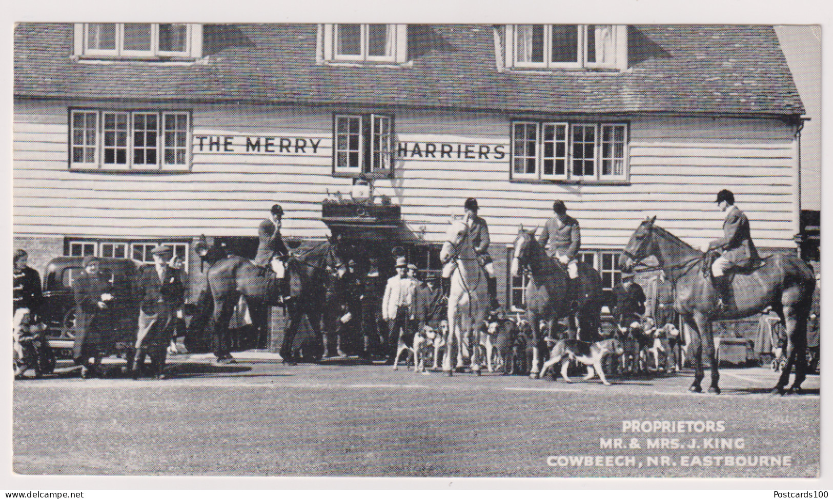 SUSSEX - THE MERRY HARRIERS PUB - COWBEECH - EASTBOURNE - HORSE & HOUNDS - Eastbourne