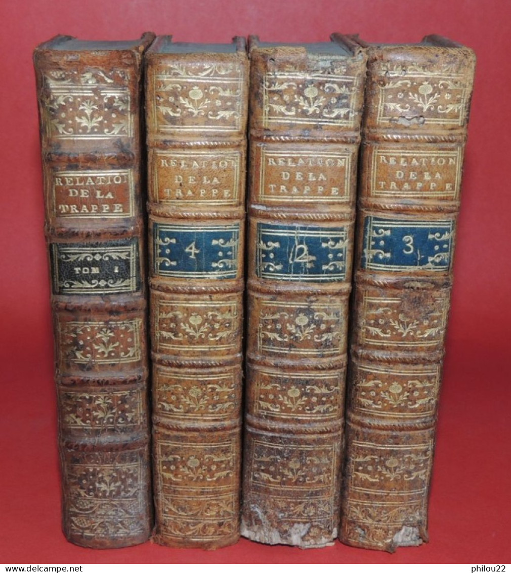 A.-Jean De RANCÉ - Vie Et Mort Religieux De L'abbaye De La Trappe... 4/4 Vol. 1758 - 1701-1800